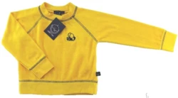 Ny idaT gul velour bluse str.74