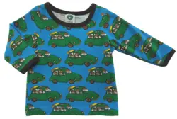 Ny Småfolk turkisblå T-shirt str. 56-86