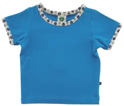 Ny Småfolk turkisblå T-shirt str. 68