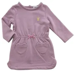 Miss Liberto rosa sweat kjole str. 6 mdr