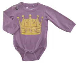 Danefæ lilla langærmet body str. 6 mdr