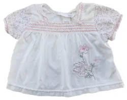 H&M hvid kortærmet bluse str. 62