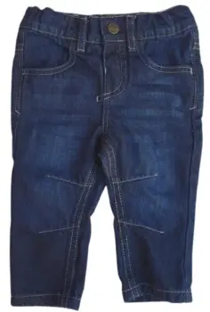 Minymo mørkeblå denimbukser str. 74