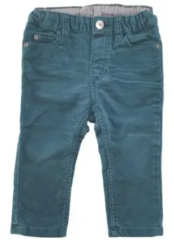 H&M grønne babyfløjlsbukser str. 74