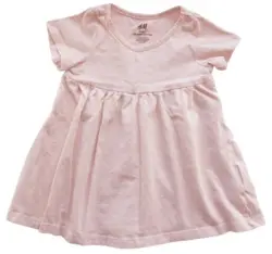 H&M rosa tynd sommerkjole str. 74