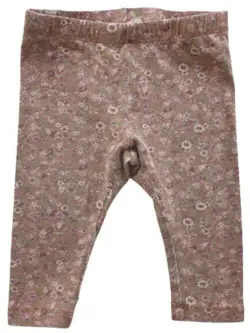Wheat lysebrune blomstrede leggings str. 68