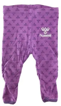 Hummel lilla leggings str. 2-4 mdr
