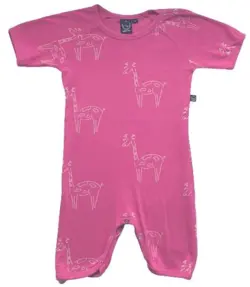 idaT pink kortærmet heldragt str. 80