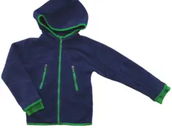 H&M sport mørkeblå fleecetrøje str. 110-116