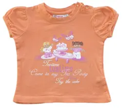 Lego wear orange kortærmet T-shirt str. 74