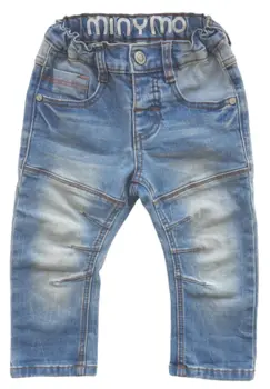 Minymo lyse denim bukser str. 74