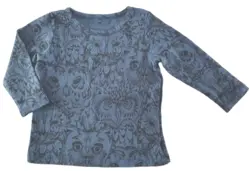 Soft Gallery blå langærmet T-shirt str. 6M