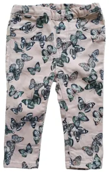H&M rosa jeggings str. 74