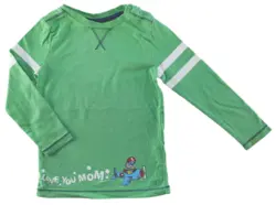 S. Oliver grøn langærmet T-shirt str. 86
