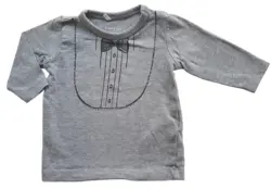 Name it grå langærmet T-shirt str. 56