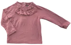 Petit mørk pudderfarvet bluse str. 62