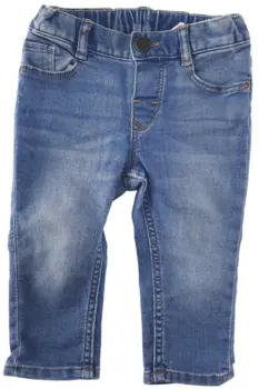 H&M blå denim jeggings str. 74