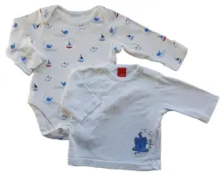 Esprit hvid langærmet T-shirt str. 56
