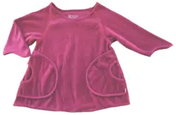 Katvig pink velourkjole str. 74