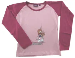 Ny Bratz langærmet rosa bluse str. 140-146