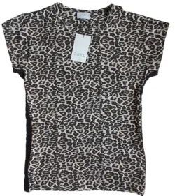Ny D-XEL beige kortærmet bluse str. 16