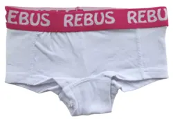 Nye Rebus hvide trusser str. 92-98