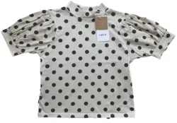 Ny LMTD beige kortærmet bluse str. 146-152