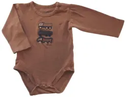 Pippi råhvid natdragt str. 74