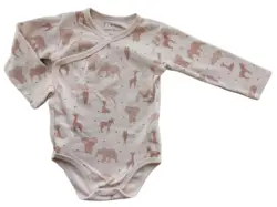 Fixoni rosa langærmet body str. 68
