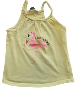 Primark gul sommertop str. 104