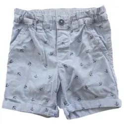 H&M lyseblå shorts str. 80