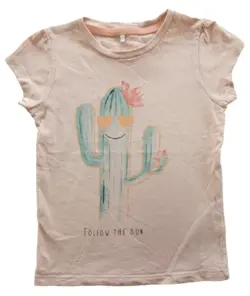 Name it lys pudderfarvet T-shirt str. 92