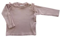 VRS pudderfarvet rib bluse str. 62