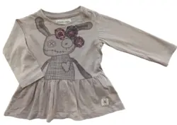 Small Rag lys gråbrun tynd kjole str. 68