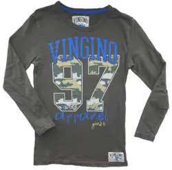 Vingino grå langærmet T-shirt str. 8 år