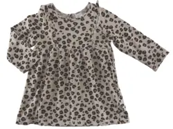 H&M beige langærmet kjole str. 74