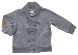 H&M grå langærmet sweat bluse str. 74