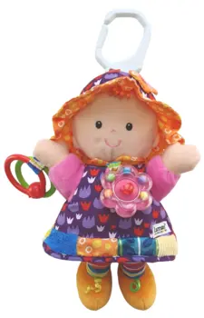 Lamaze multifarvet dukke str. 30 cm