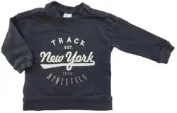 H&M mørkegrå langærmet sweatshirt str. 68