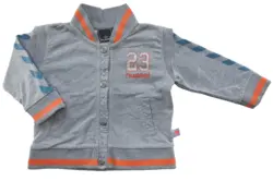 Hummel lysegrå sweat cardigan str. 74