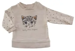 H&M beige langærmet sweatshirt str. 68