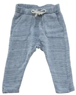 Zara lyseblå melerede sweat bukser str. 68