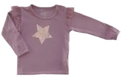 VRS lyselilla langærmet T-shirt str. 86