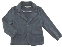 Lil' Atelier grå sweat blazerjakke str. 104