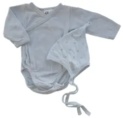 Joha og H&M lyseblå sæt str. 56