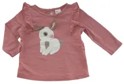 H&M rosa langærmet T-shirt str. 68