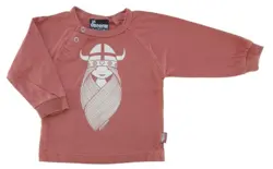 Danefæ pudderfarvet langærmet T-shirt str. 6 mdr