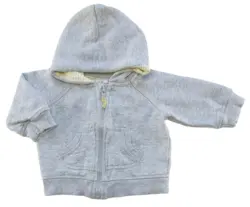 H&M lysegrå meleret sweatshirt str. 62