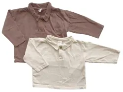 H&M to par langærmede bluser str. 74