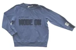 Name it gråblå langærmet sweatshirt str. 116